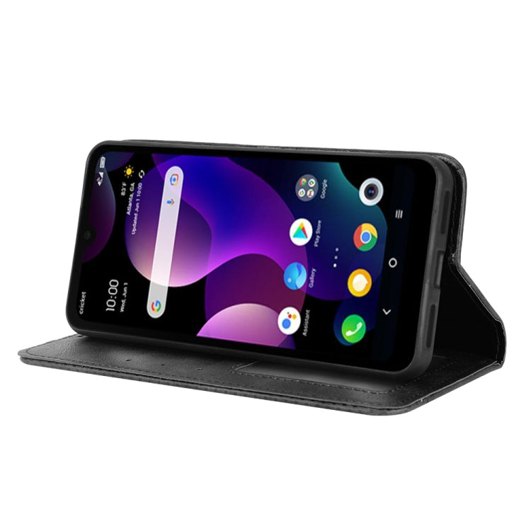 For TCL 30Z Magnetic Buckle Retro Texture Leather Phone Case