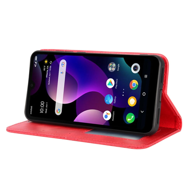 For TCL 30Z Magnetic Buckle Retro Texture Leather Phone Case