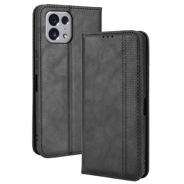 For TONE E22 Magnetic Buckle Retro Texture Leather Phone Case