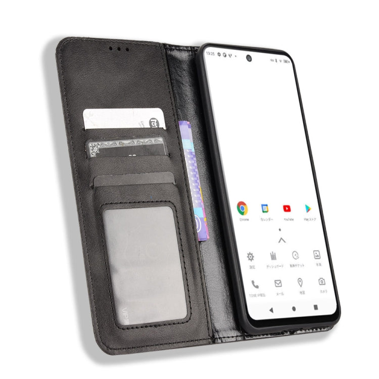 For TONE E22 Magnetic Buckle Retro Texture Leather Phone Case