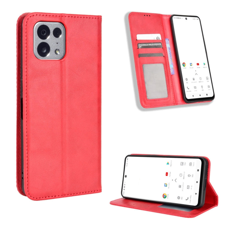 For TONE E22 Magnetic Buckle Retro Texture Leather Phone Case