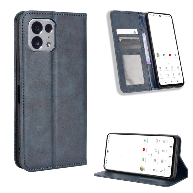 For TONE E22 Magnetic Buckle Retro Texture Leather Phone Case