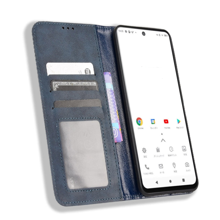 For TONE E22 Magnetic Buckle Retro Texture Leather Phone Case