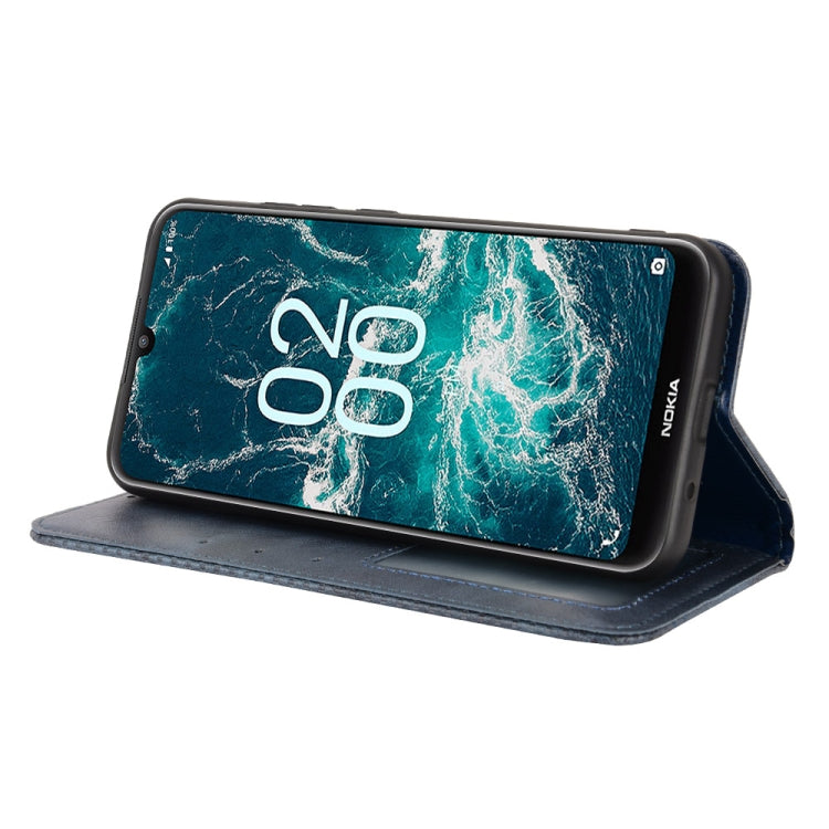 For Nokia C200 Magnetic Buckle Retro Texture Leather Phone Case