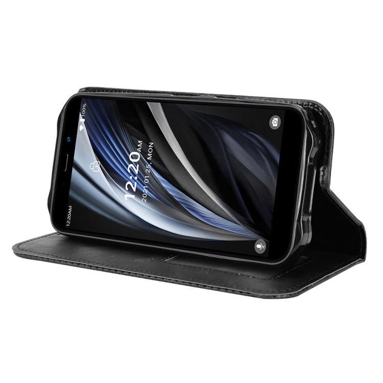 For Oukitel WP12 / WP12 Pro Magnetic Buckle Retro Texture Leather Phone Case