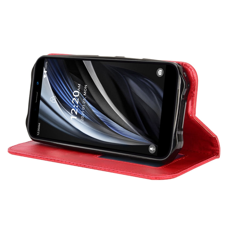For Oukitel WP12 / WP12 Pro Magnetic Buckle Retro Texture Leather Phone Case