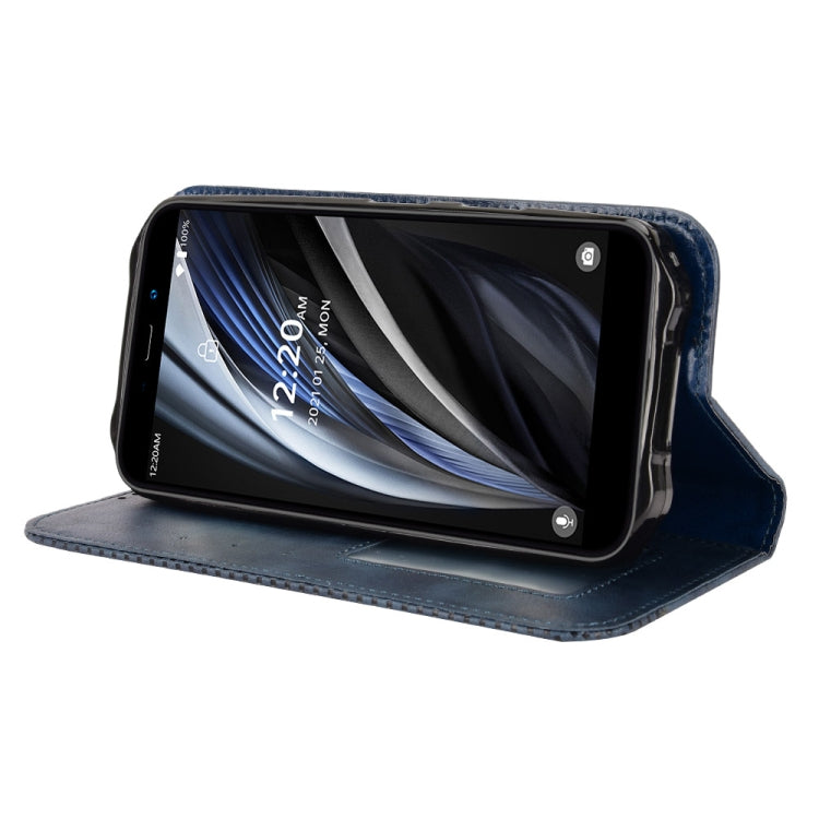 For Oukitel WP12 / WP12 Pro Magnetic Buckle Retro Texture Leather Phone Case