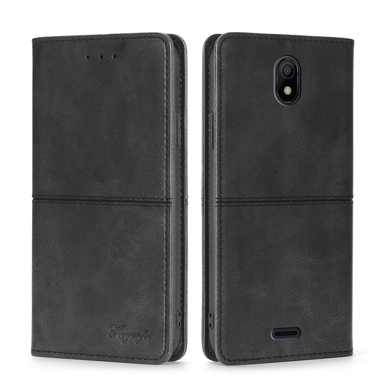 For Nokia C100 Cow Texture Magnetic Horizontal Flip Leather Phone Case