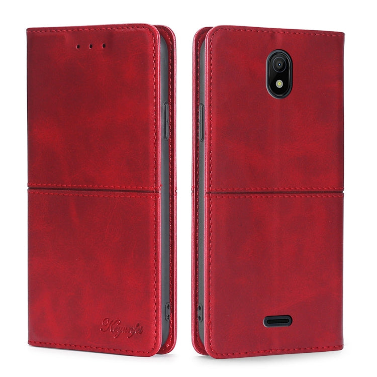 For Nokia C100 Cow Texture Magnetic Horizontal Flip Leather Phone Case