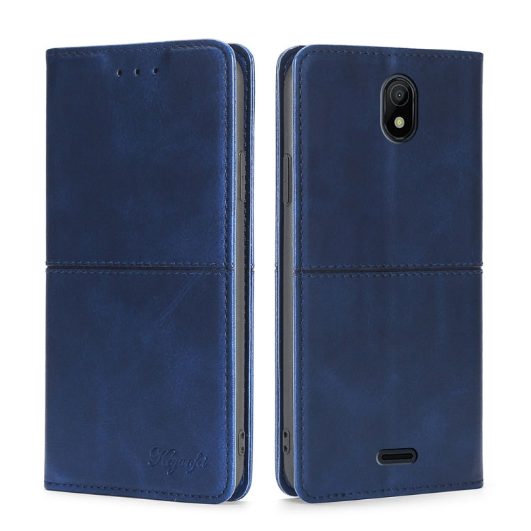 For Nokia C100 Cow Texture Magnetic Horizontal Flip Leather Phone Case