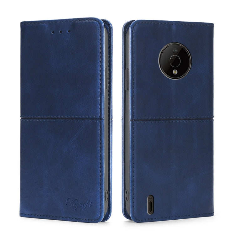 For Nokia C200 Cow Texture Magnetic Horizontal Flip Leather Phone Case