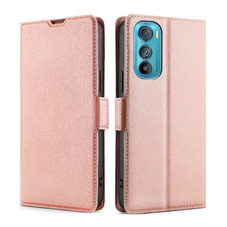 For Motorola Edge 30 Ultra-thin Voltage Side Buckle Horizontal Flip Leather Phone Case