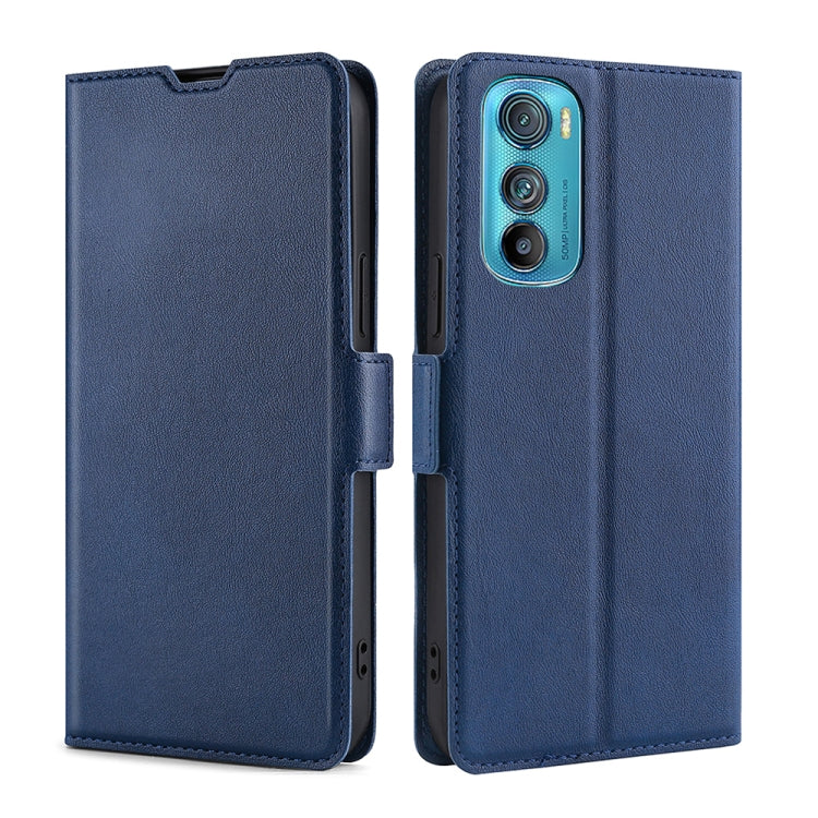 For Motorola Edge 30 Ultra-thin Voltage Side Buckle Horizontal Flip Leather Phone Case
