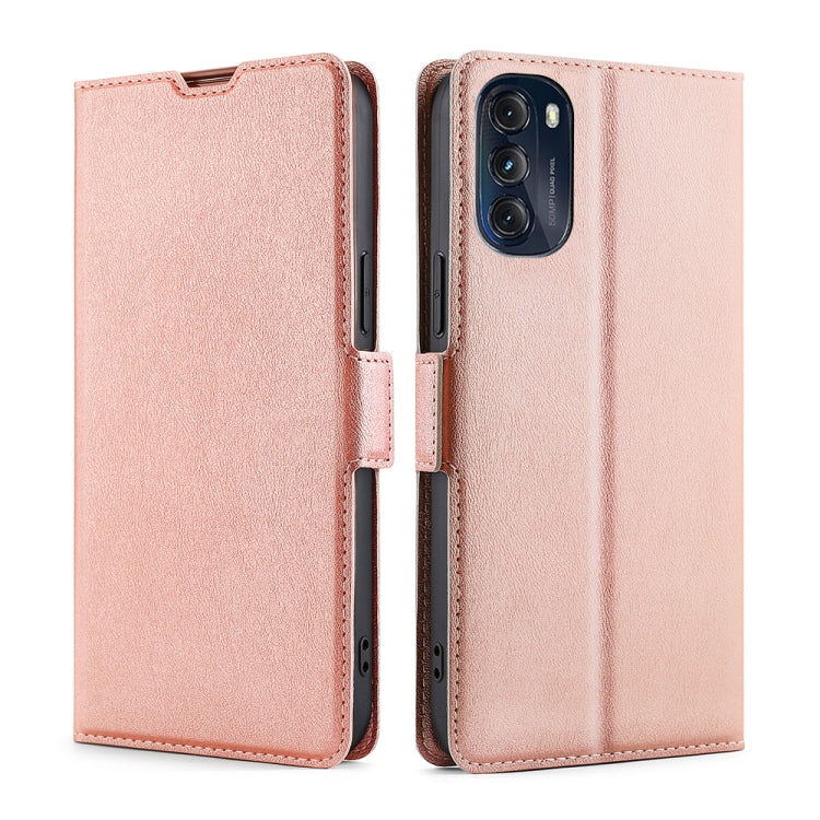For Motorola Moto G 5G 2022 Ultra-thin Voltage Side Buckle Horizontal Flip Leather Phone Case