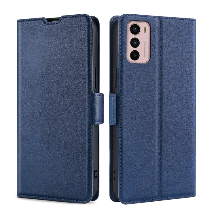 For Motorola Moto G42 4G Ultra-thin Voltage Side Buckle Horizontal Flip Leather Phone Case