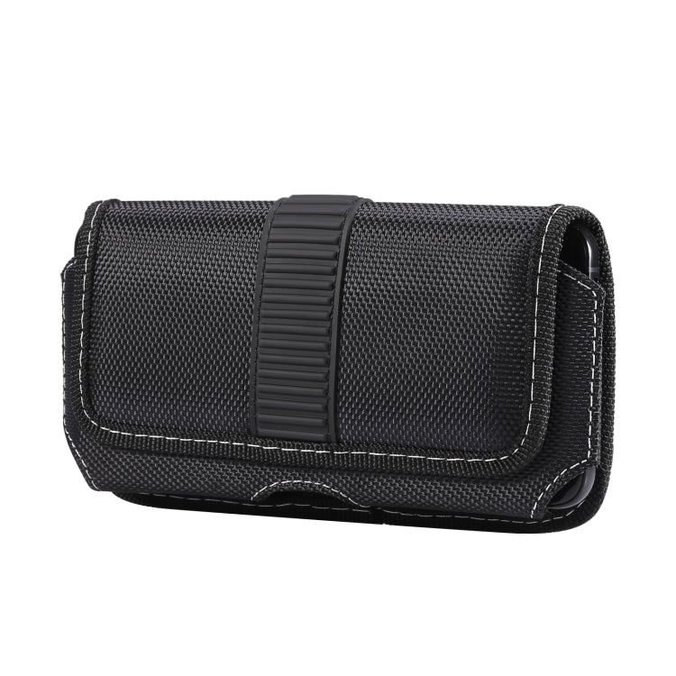 Oxford Cloth Mobile Phone Portable Waist Bag For 5.8-6.1 inch(Black)