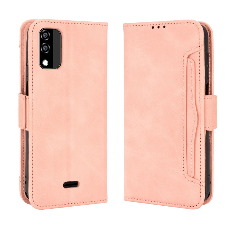 For BLU C5 Max 2022 Skin Feel Calf Texture Card Slots Leather Phone Case