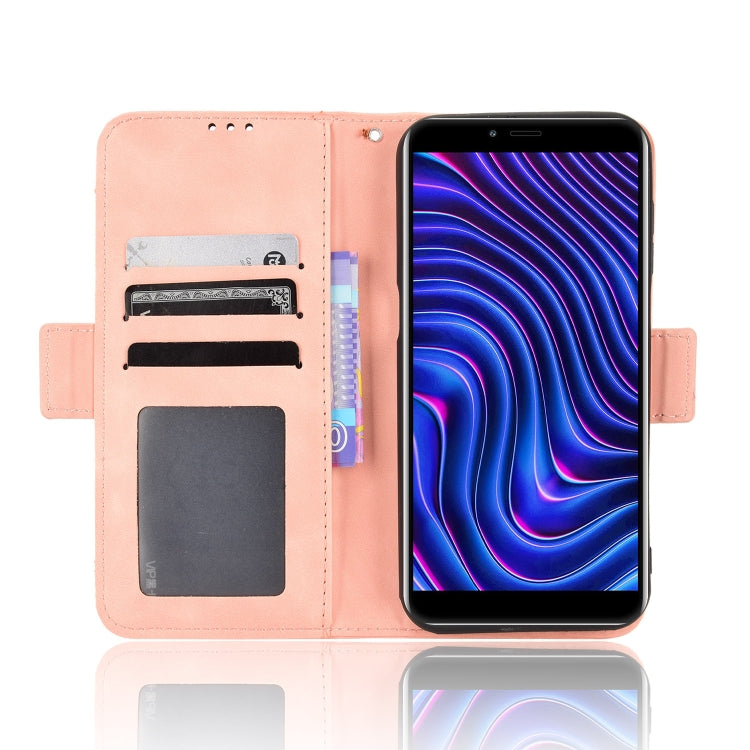 For BLU C5 Max 2022 Skin Feel Calf Texture Card Slots Leather Phone Case