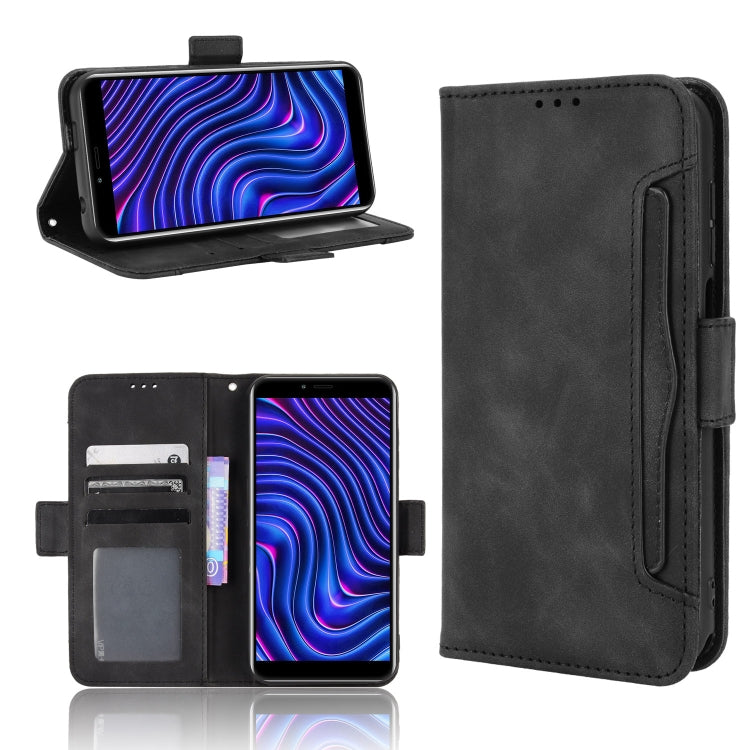 For BLU C5 Max 2022 Skin Feel Calf Texture Card Slots Leather Phone Case