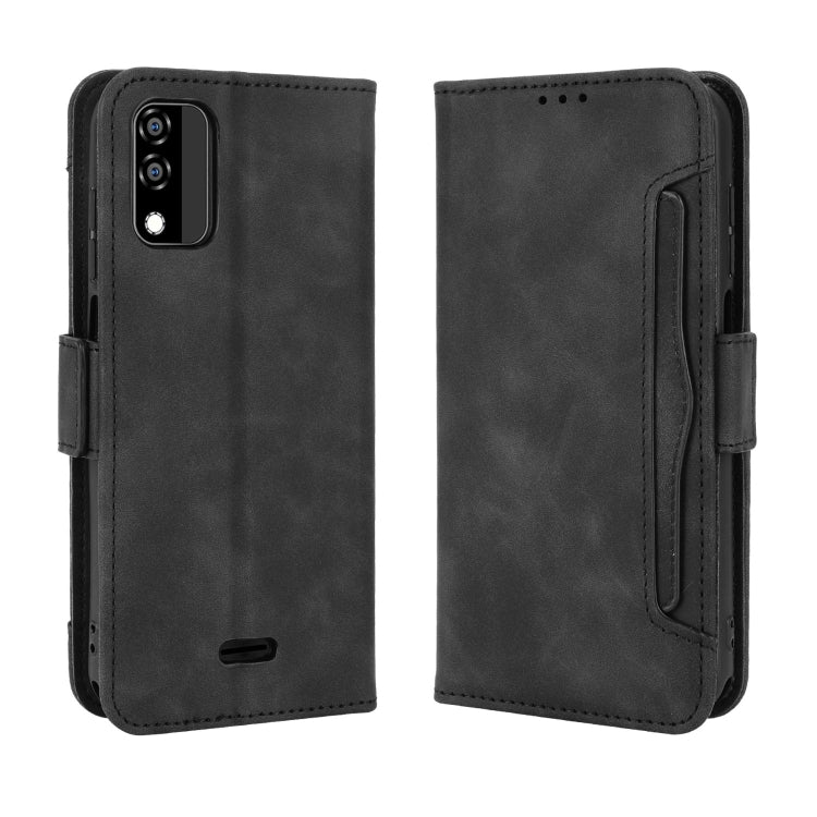 For BLU C5 Max 2022 Skin Feel Calf Texture Card Slots Leather Phone Case
