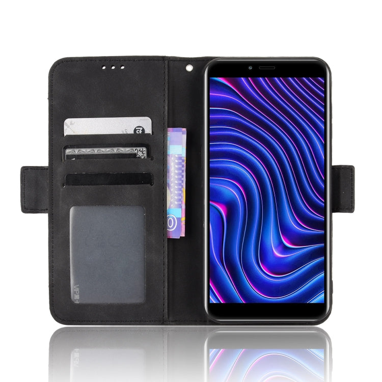 For BLU C5 Max 2022 Skin Feel Calf Texture Card Slots Leather Phone Case