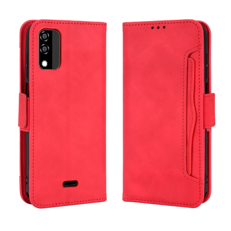 For BLU C5 Max 2022 Skin Feel Calf Texture Card Slots Leather Phone Case