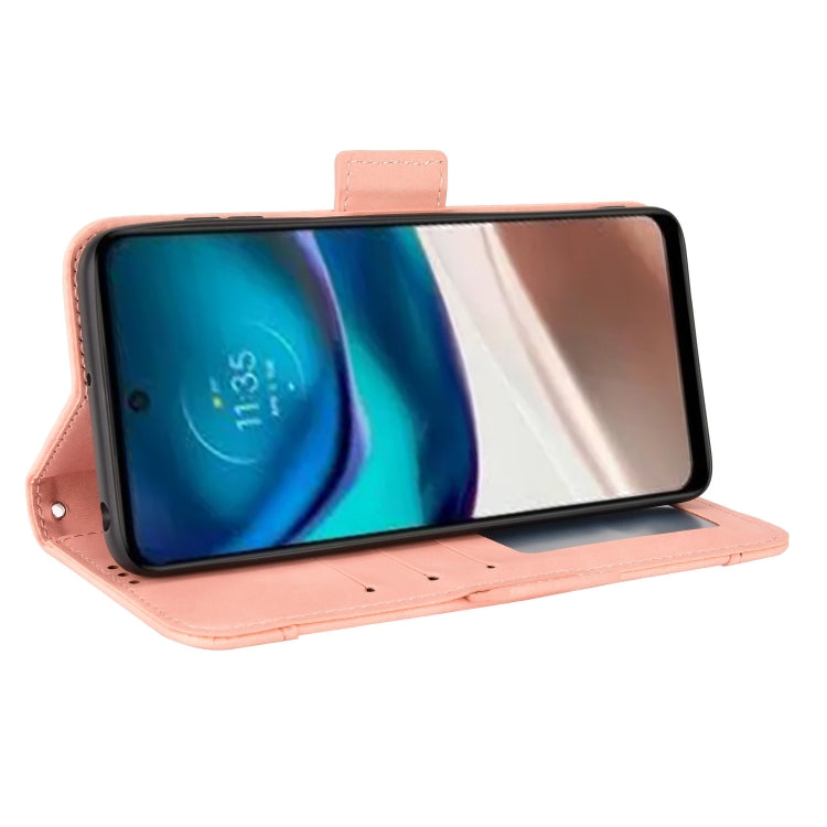 For Motorola Moto G42 Skin Feel Calf Texture Card Slots Leather Phone Case