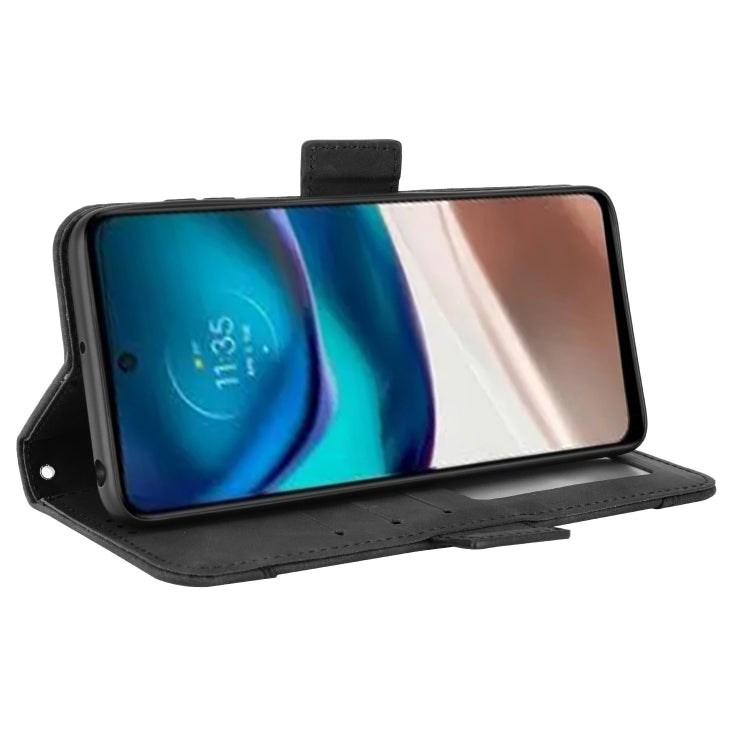 For Motorola Moto G42 Skin Feel Calf Texture Card Slots Leather Phone Case