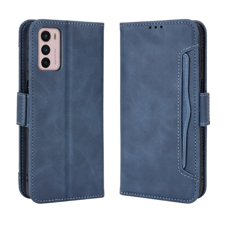 For Motorola Moto G42 Skin Feel Calf Texture Card Slots Leather Phone Case