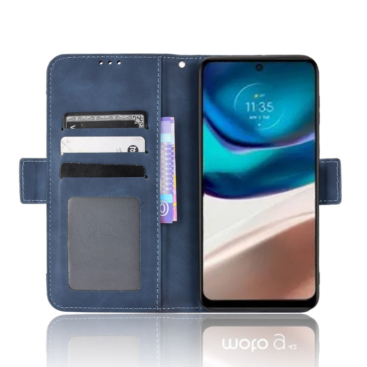 For Motorola Moto G42 Skin Feel Calf Texture Card Slots Leather Phone Case