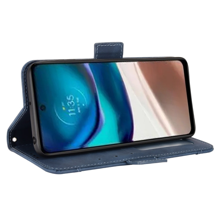 For Motorola Moto G42 Skin Feel Calf Texture Card Slots Leather Phone Case