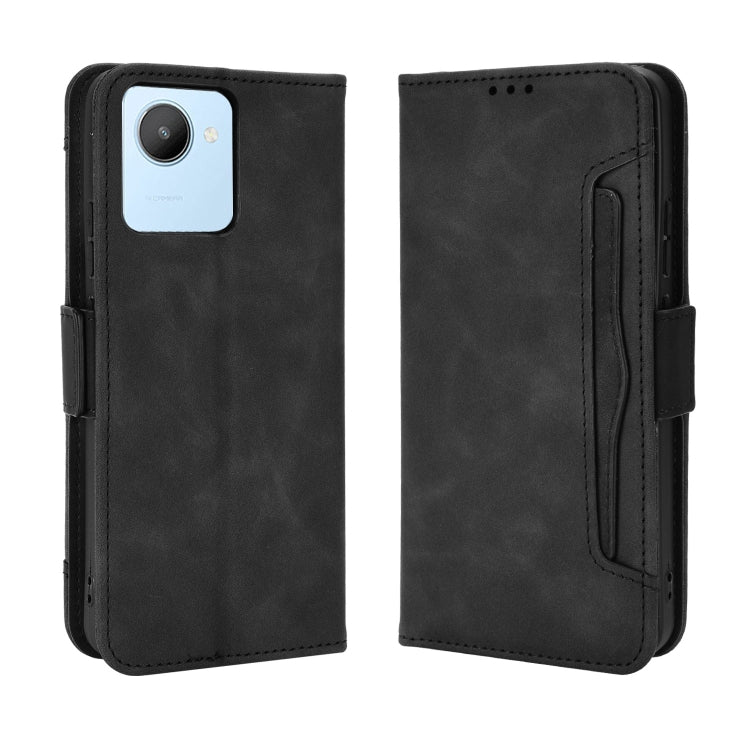 For Realme C30 4G Skin Feel Calf Texture Card Slots Leather Phone Case