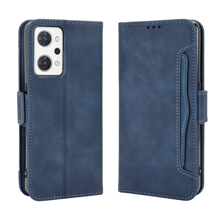 For OPPO Reno7 A Skin Feel Calf Texture Card Slots Leather Phone Case