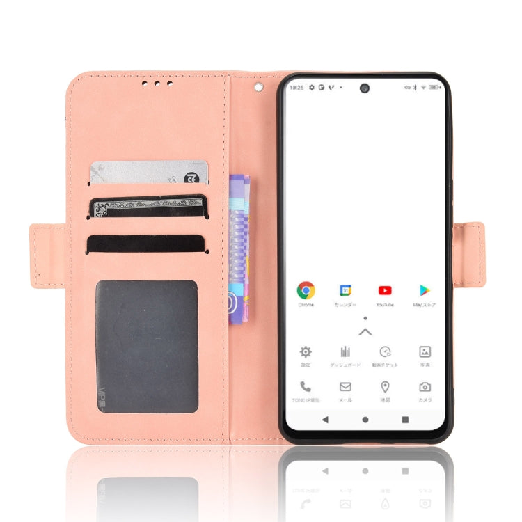 For TONE E22 Skin Feel Calf Texture Card Slots Leather Phone Case