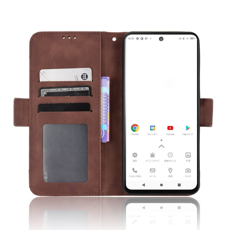 For TONE E22 Skin Feel Calf Texture Card Slots Leather Phone Case