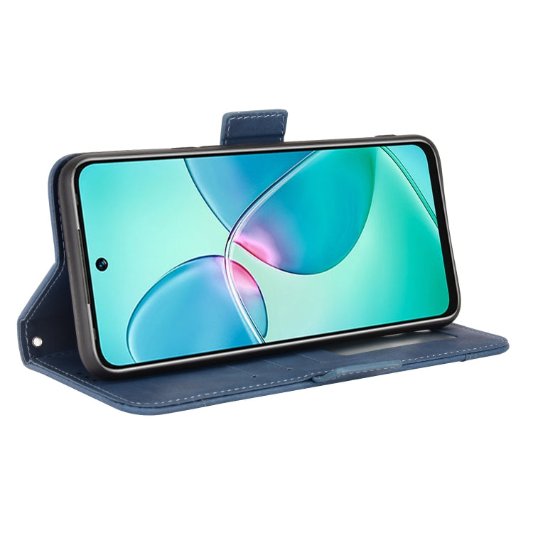 For Infinix Hot 12 Play Skin Feel Calf Texture Card Slots Leather Phone Case