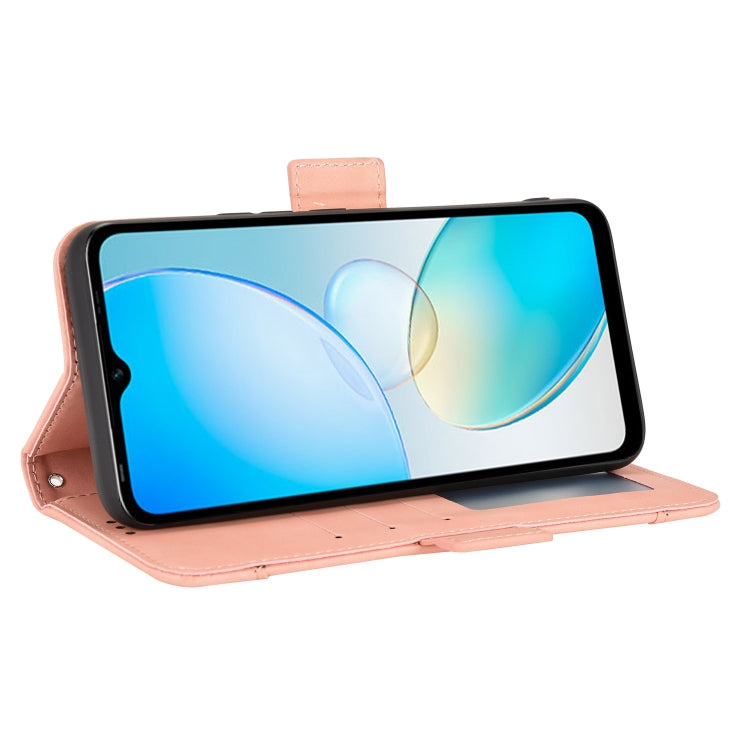 For Infinix Hot 12i Skin Feel Calf Texture Card Slots Leather Phone Case