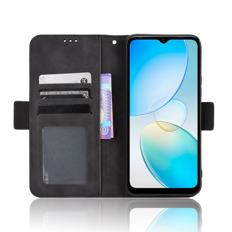 For Infinix Hot 12i Skin Feel Calf Texture Card Slots Leather Phone Case