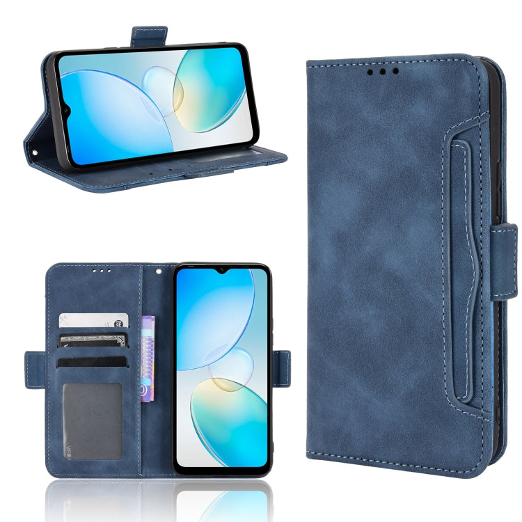 For Infinix Hot 12i Skin Feel Calf Texture Card Slots Leather Phone Case