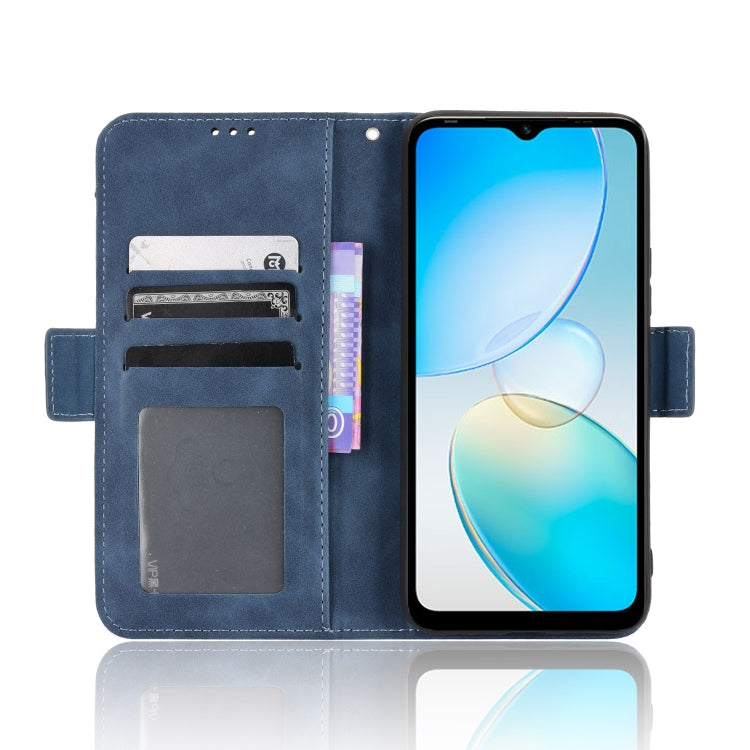 For Infinix Hot 12i Skin Feel Calf Texture Card Slots Leather Phone Case