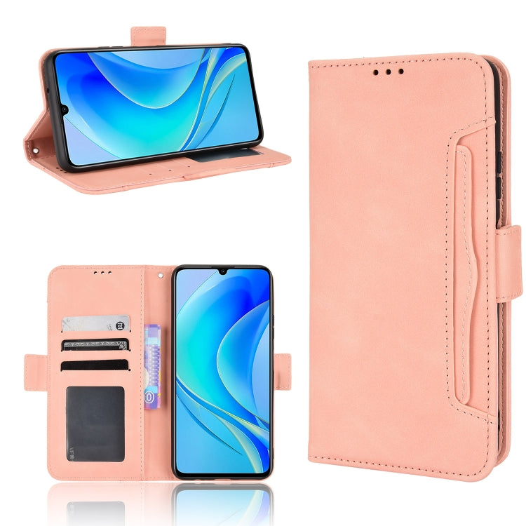 For Huawei nova Y70 / nova Y70 Plus Skin Feel Calf Texture Card Slots Leather Phone Case