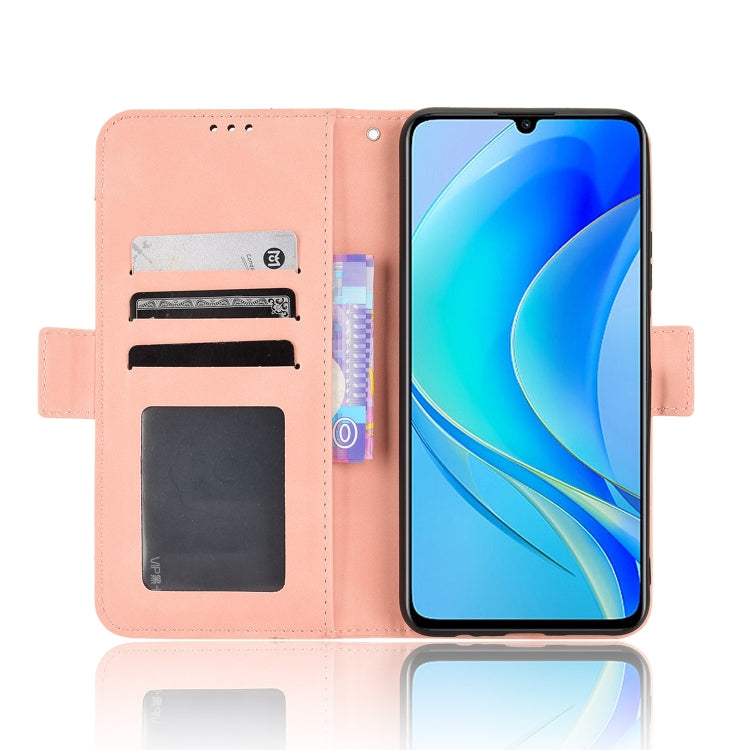 For Huawei nova Y70 / nova Y70 Plus Skin Feel Calf Texture Card Slots Leather Phone Case