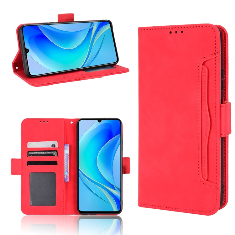 For Huawei nova Y70 / nova Y70 Plus Skin Feel Calf Texture Card Slots Leather Phone Case