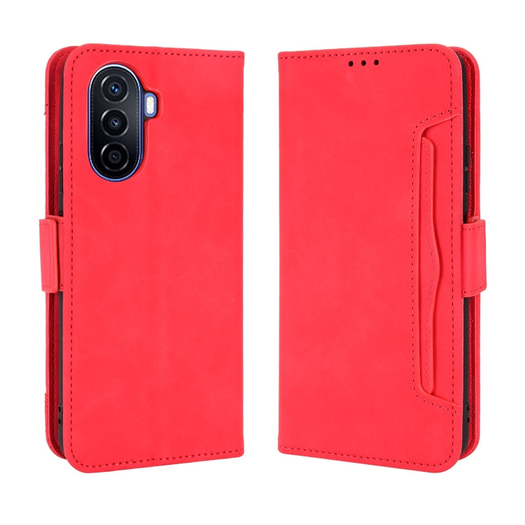 For Huawei nova Y70 / nova Y70 Plus Skin Feel Calf Texture Card Slots Leather Phone Case