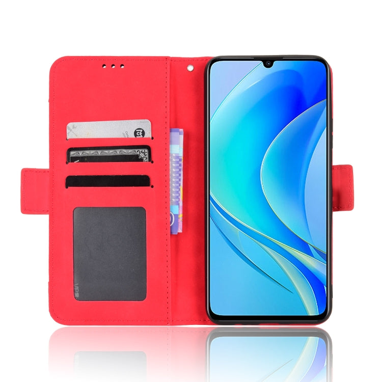For Huawei nova Y70 / nova Y70 Plus Skin Feel Calf Texture Card Slots Leather Phone Case