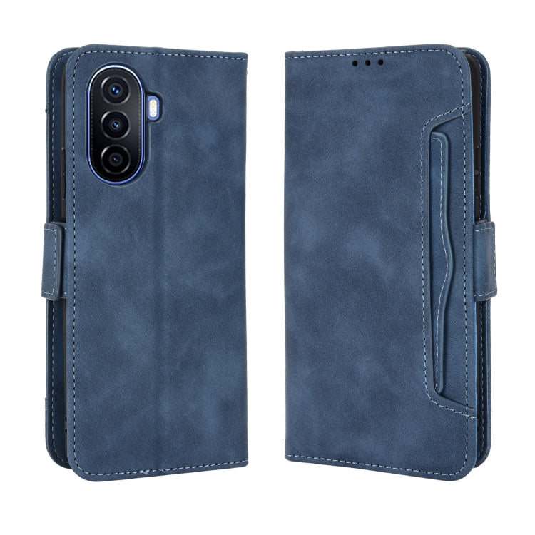 For Huawei nova Y70 / nova Y70 Plus Skin Feel Calf Texture Card Slots Leather Phone Case