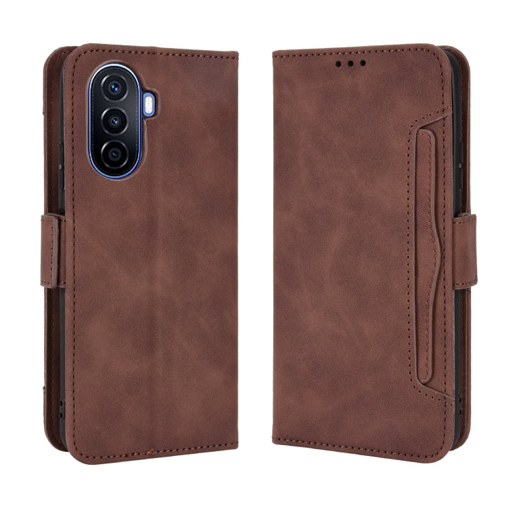 For Huawei nova Y70 / nova Y70 Plus Skin Feel Calf Texture Card Slots Leather Phone Case