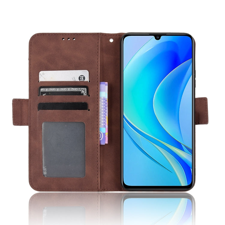 For Huawei nova Y70 / nova Y70 Plus Skin Feel Calf Texture Card Slots Leather Phone Case