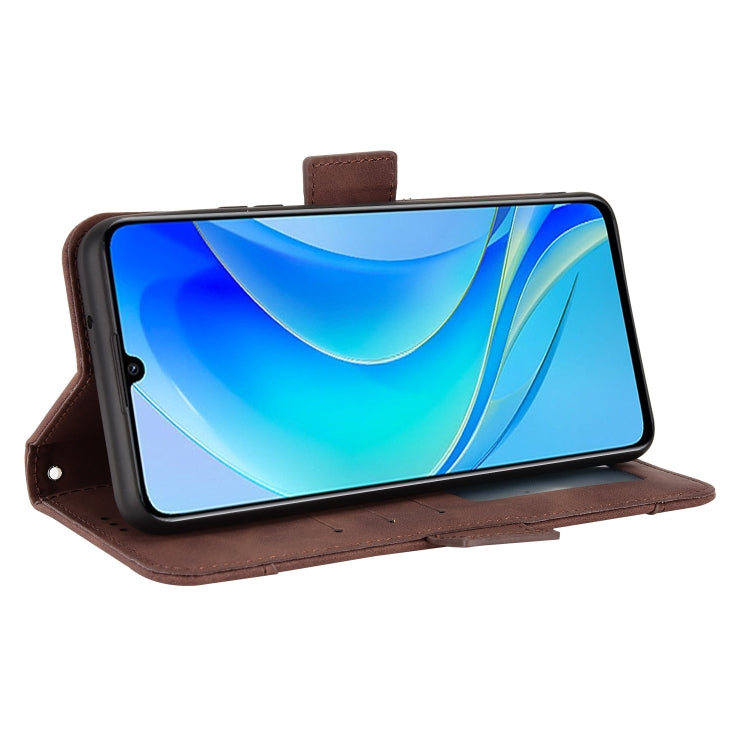 For Huawei nova Y70 / nova Y70 Plus Skin Feel Calf Texture Card Slots Leather Phone Case