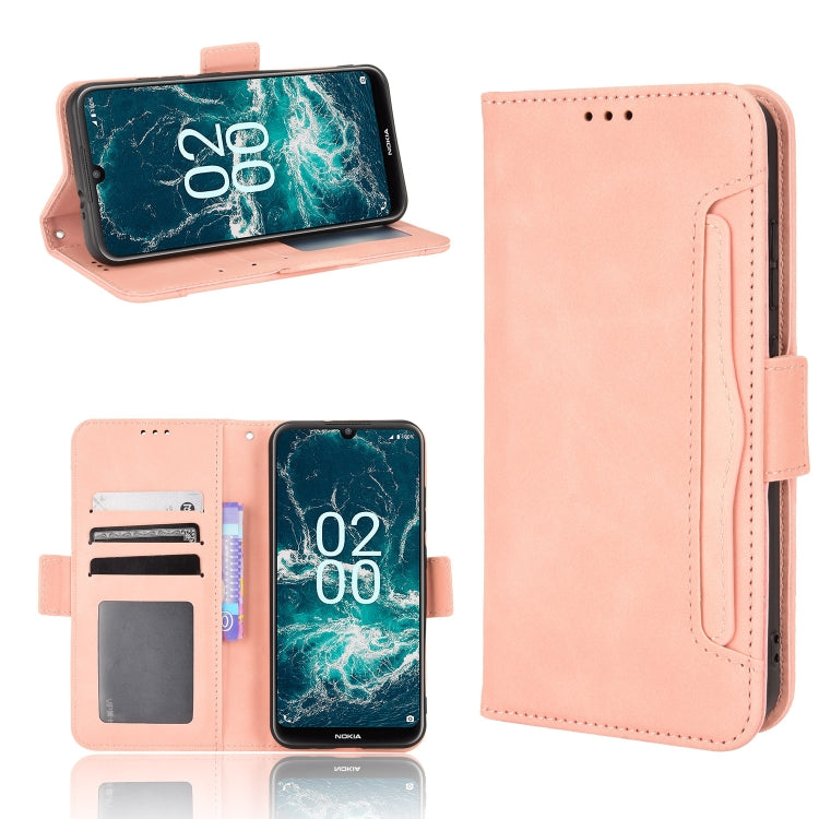 For Nokia C200 Skin Feel Calf Texture Card Slots Leather Phone Case